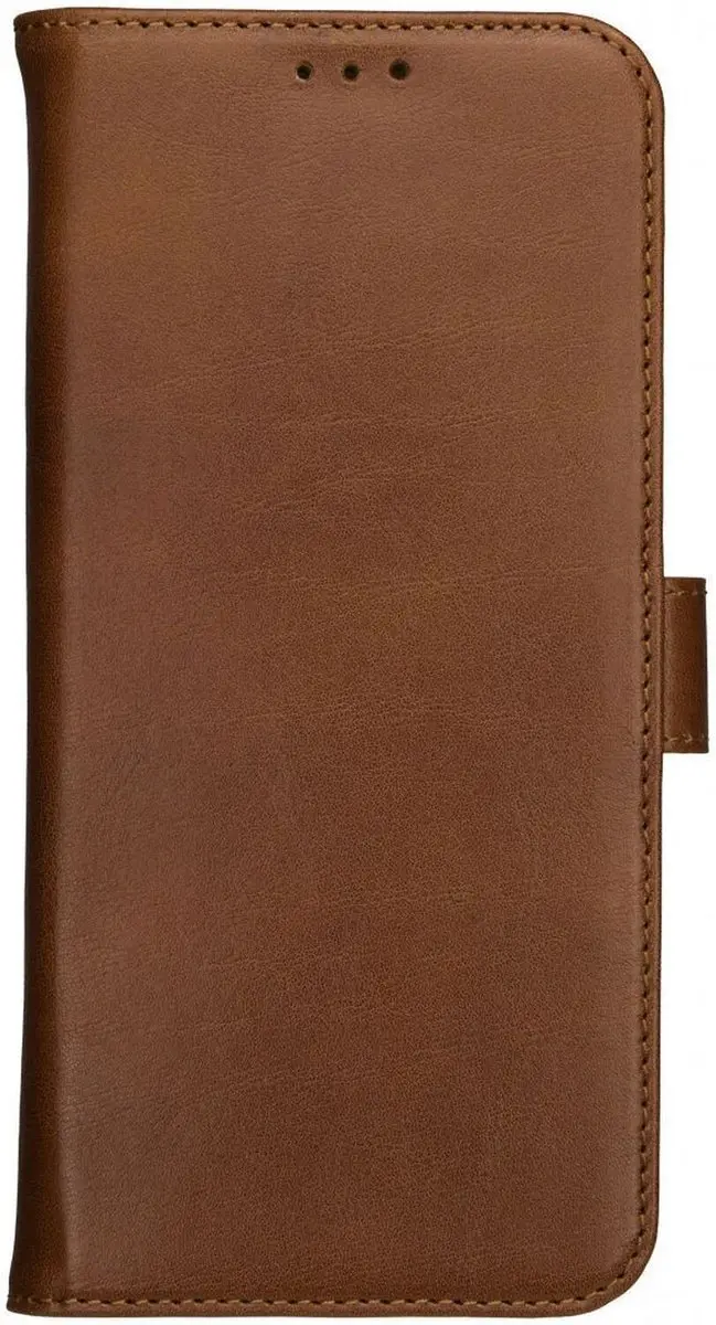 Rosso Deluxe Book Case Samsung Galaxy S23 FE - 3 Pasjes Bruin