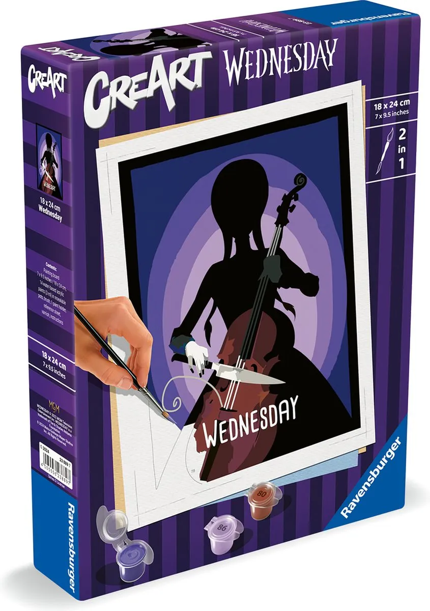 Ravensburger CreArt Wednesday Schilderen op Nummer