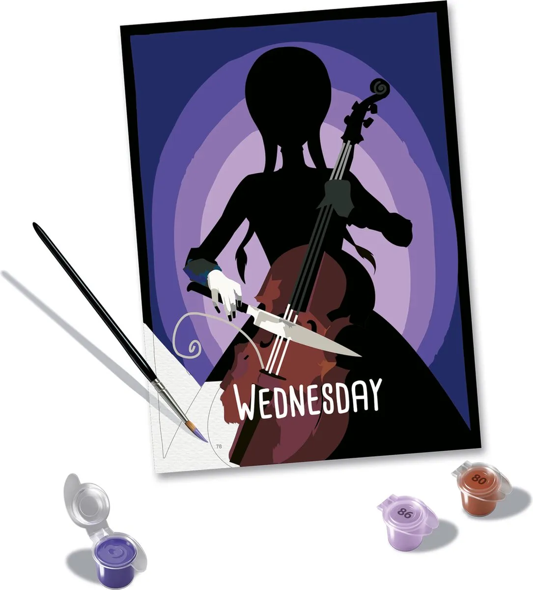 Ravensburger CreArt Wednesday Schilderen op Nummer - Meerkleurig