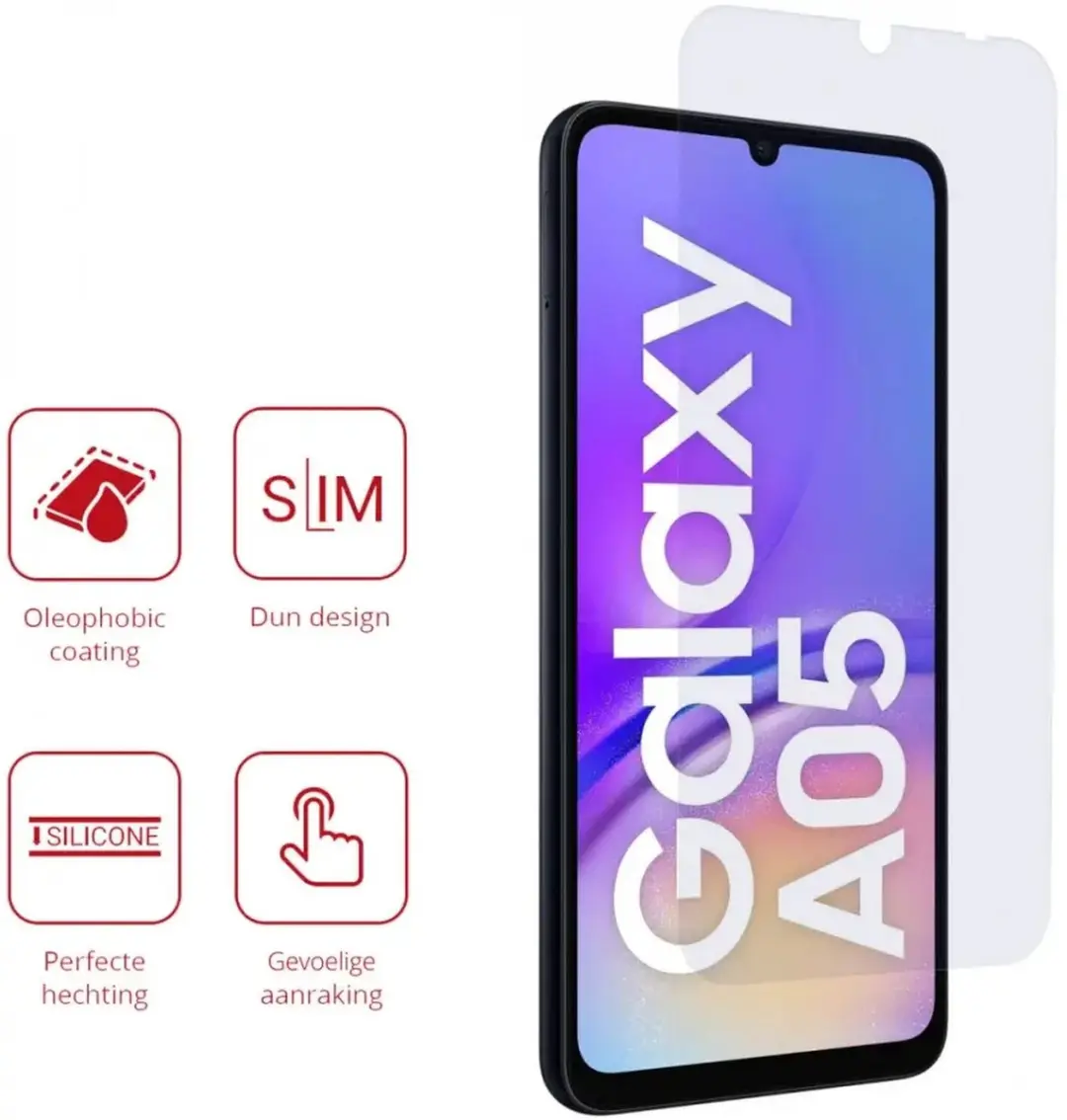 Rosso Screen Protector Ultra Clear - 2 Stuks - Samsung Galaxy A05