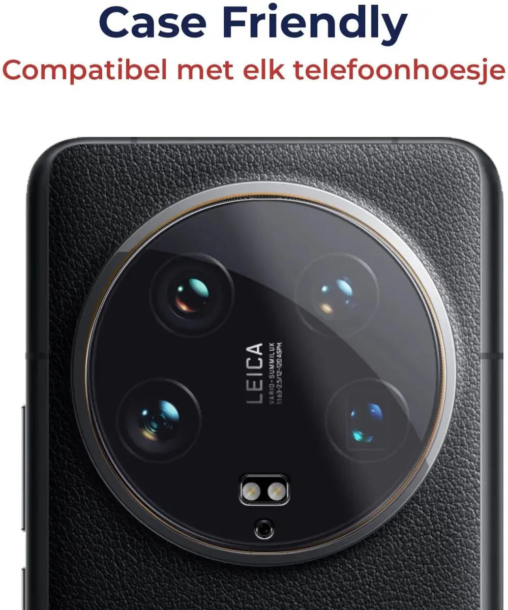 Rosso Camera Protector Xiaomi 14 Ultra - Ultra Dun Glas - Transparant