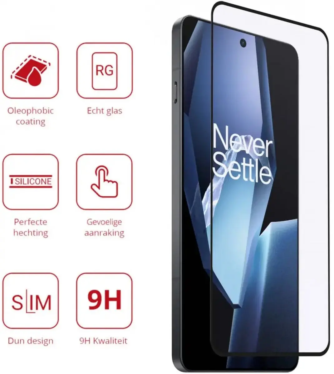 Rosso Screen Protector OnePlus 13R - 9H Tempered Glass