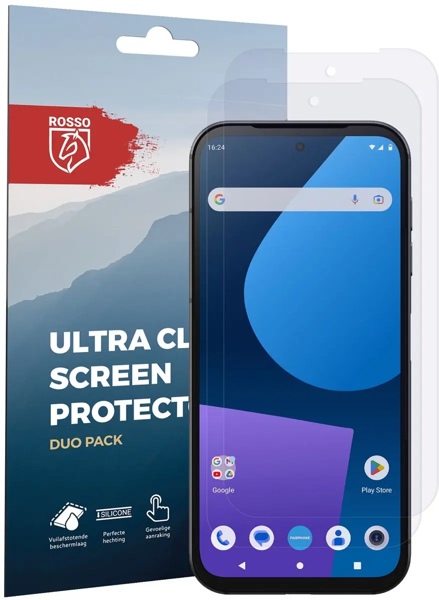 Rosso Screen Protector FairPhone 5 - 2 Stuks Ultra Clear