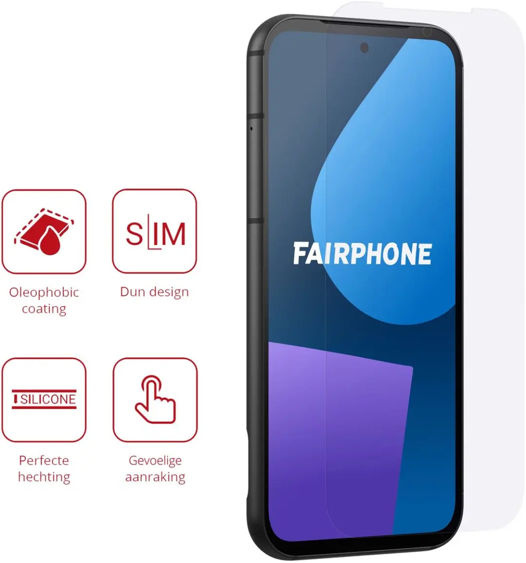Rosso Screen Protector FairPhone 5 - 2 Stuks Ultra Clear