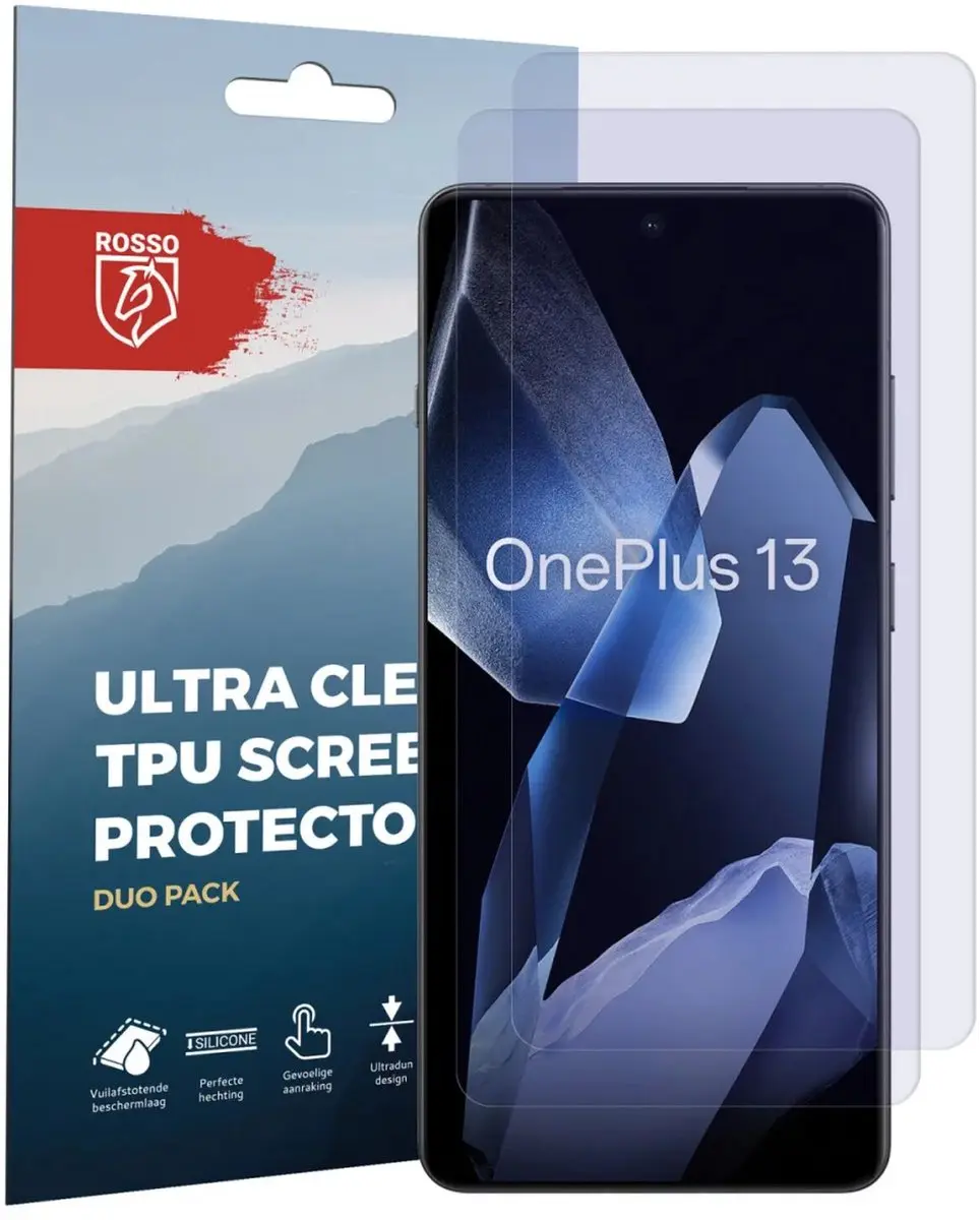 Rosso Screen Protector OnePlus 13 - 2 Stuks - Ultra Clear