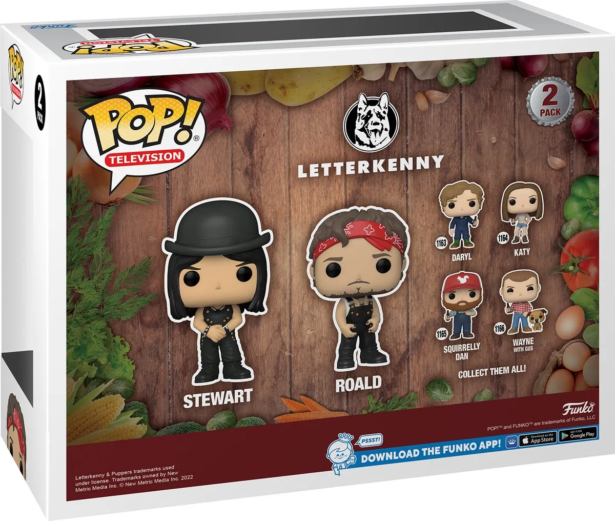 Funko Pop! Letterkenny Stewart & Roald 2-Pack - 66680 - Veelkleurig