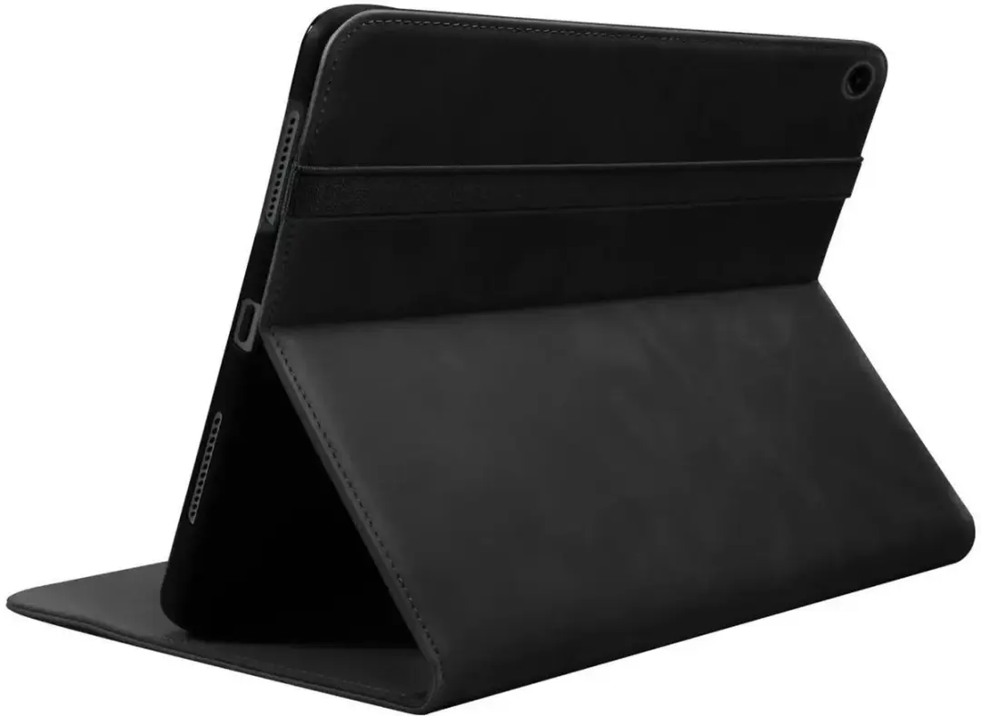Rosso Deluxe Hoes Samsung Galaxy Tab A9 Plus - Echt Leer Zwart - 208665