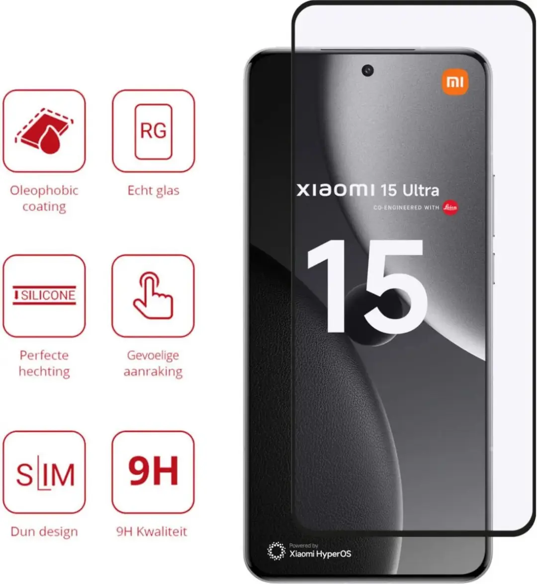 Rosso 9H Tempered Glass Screen Protector Xiaomi 15 Ultra