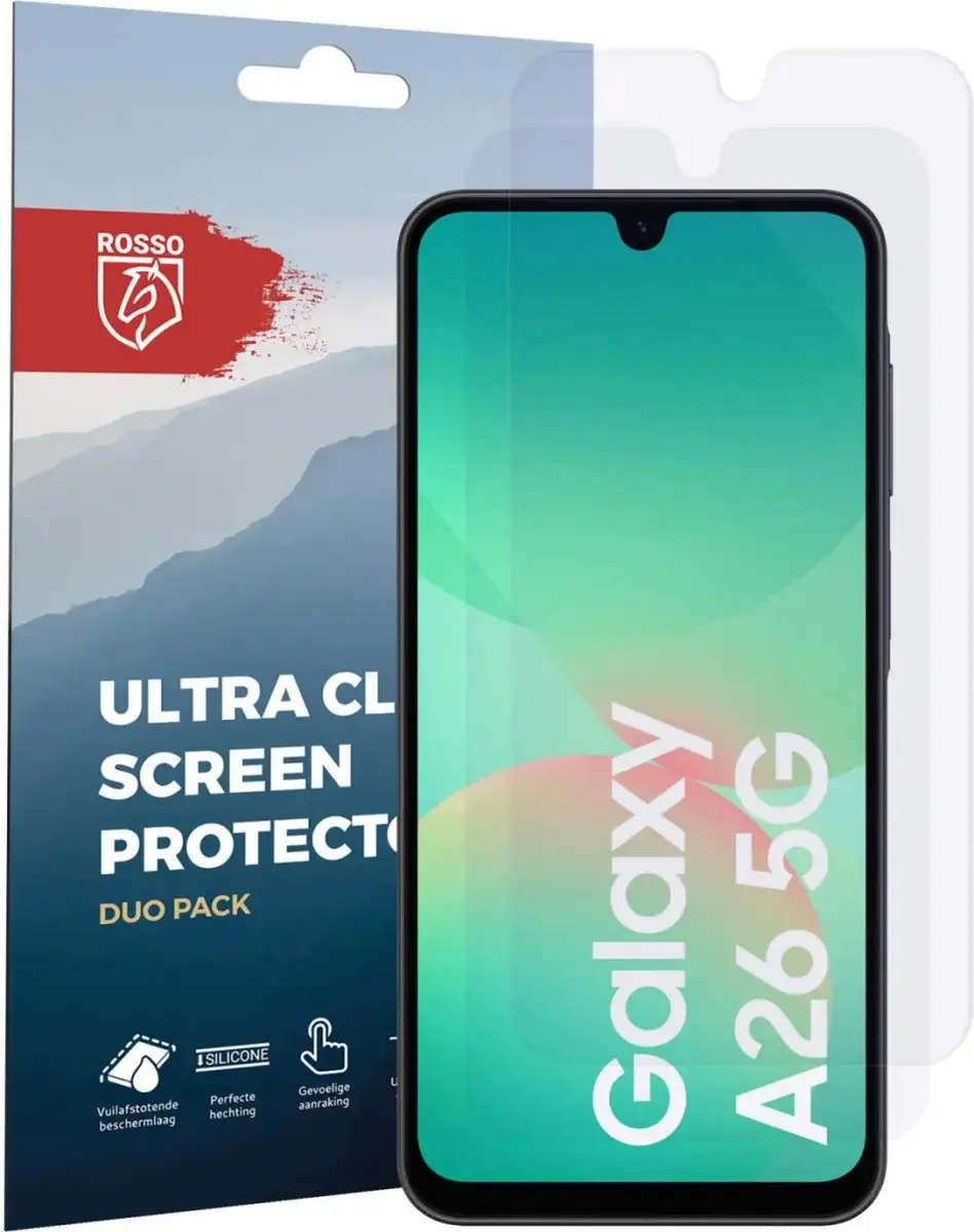 Rosso Screen Protector Samsung Galaxy A26 - 2 Stuks - Ultra Clear TPU