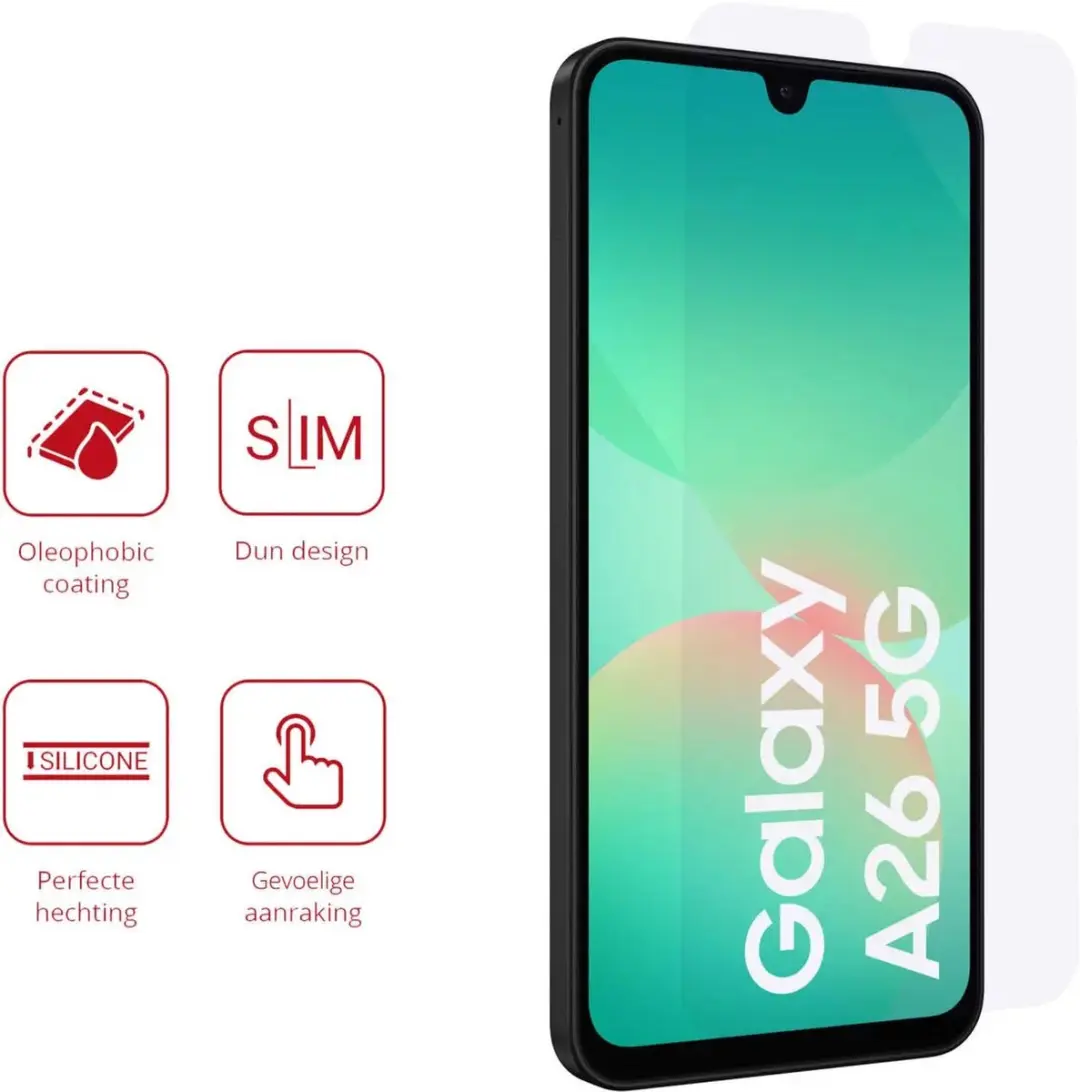 Rosso Screen Protector Samsung Galaxy A26 - 2 Stuks - Ultra Clear TPU