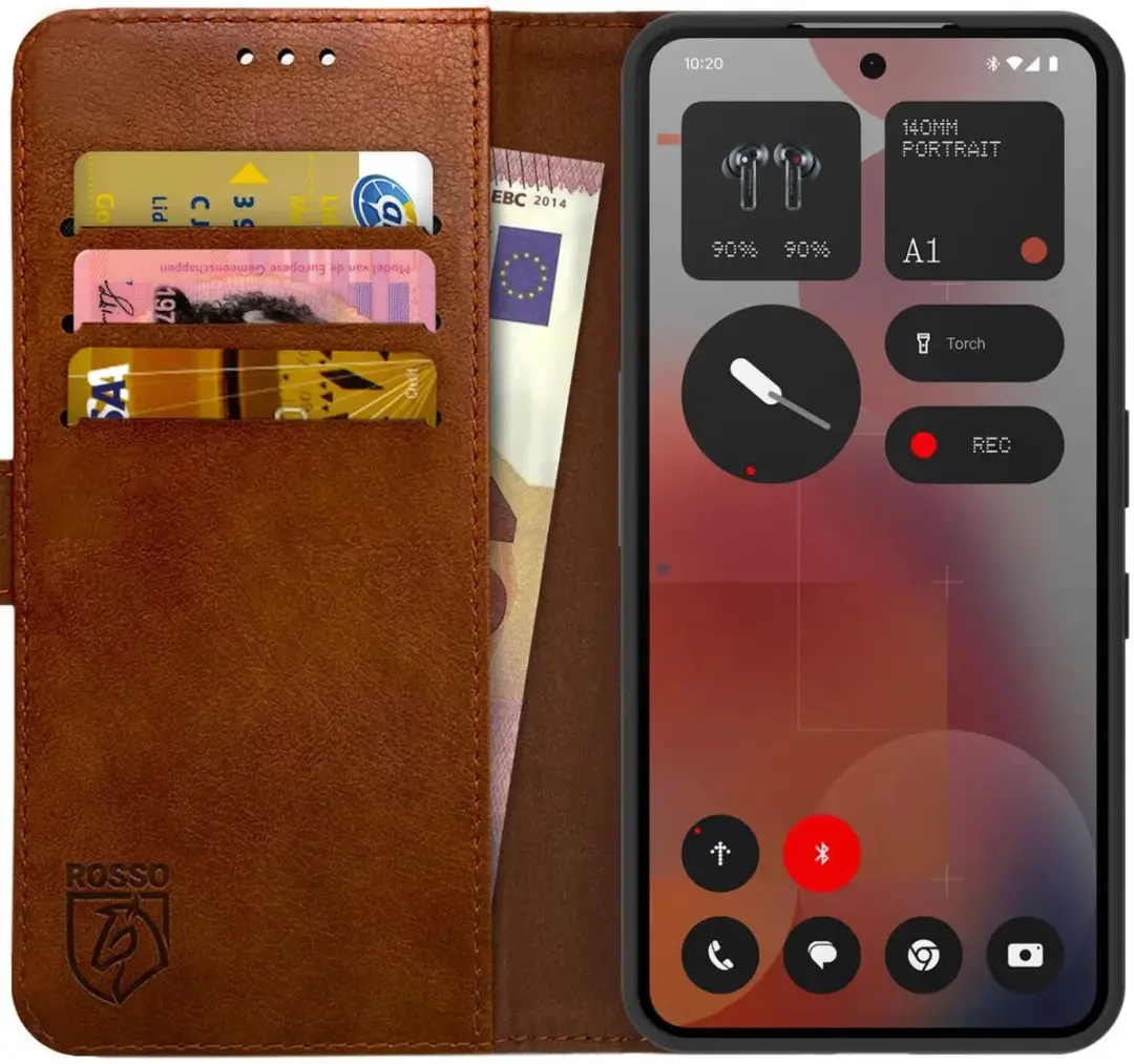 Rosso Element Wallet Book Case Nothing Phone (3a) Pro
