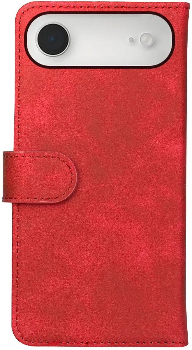 Rosso Element Wallet Book Case iPhone Air - 3 Pasjes - Rood