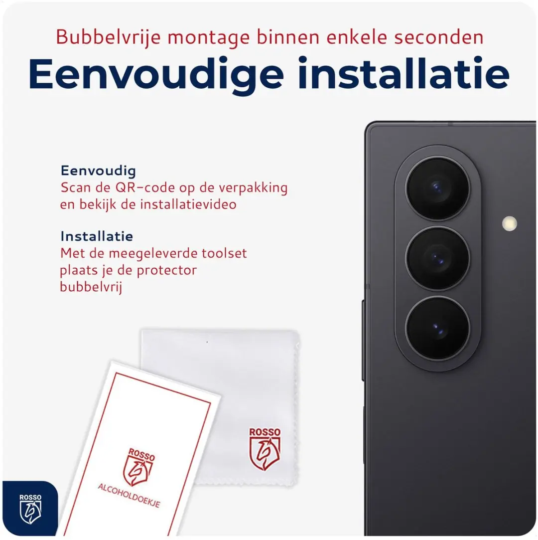 Rosso Camera Protector Samsung Galaxy Z Fold 7 - Ultra Dun Glas