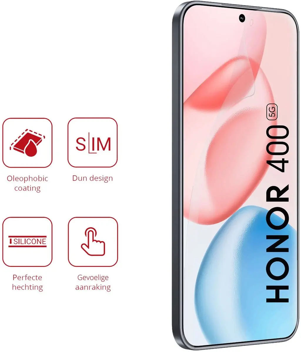 Rosso Screen Protector Honor 400 - 2 Stuks - TPU Ultra Clear