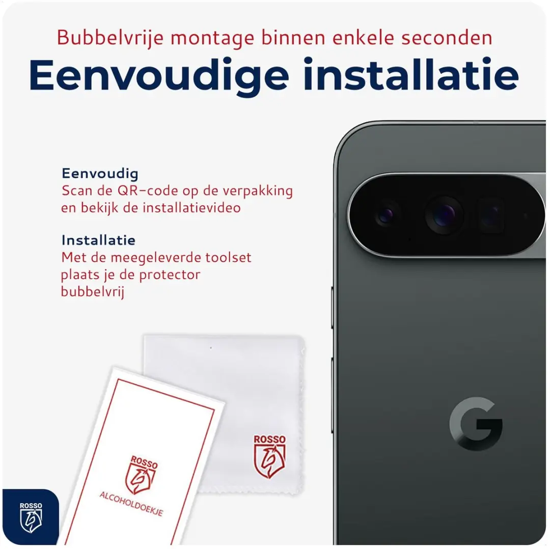 Rosso Camera Protector Google Pixel 10 Pro XL - Ultra Dun Glas
