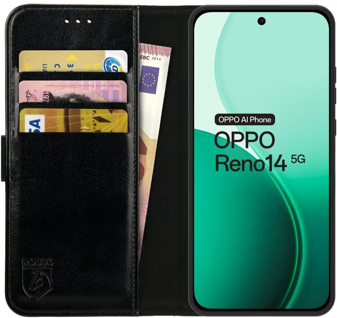 Rosso Element Wallet Book Case OPPO Reno 14