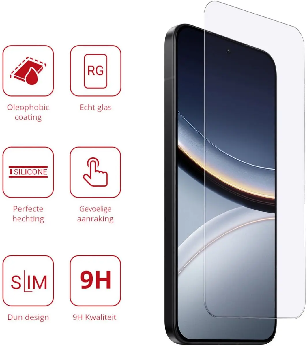 Rosso Screen Protector Xiaomi Poco F7 - 9H Tempered Glass