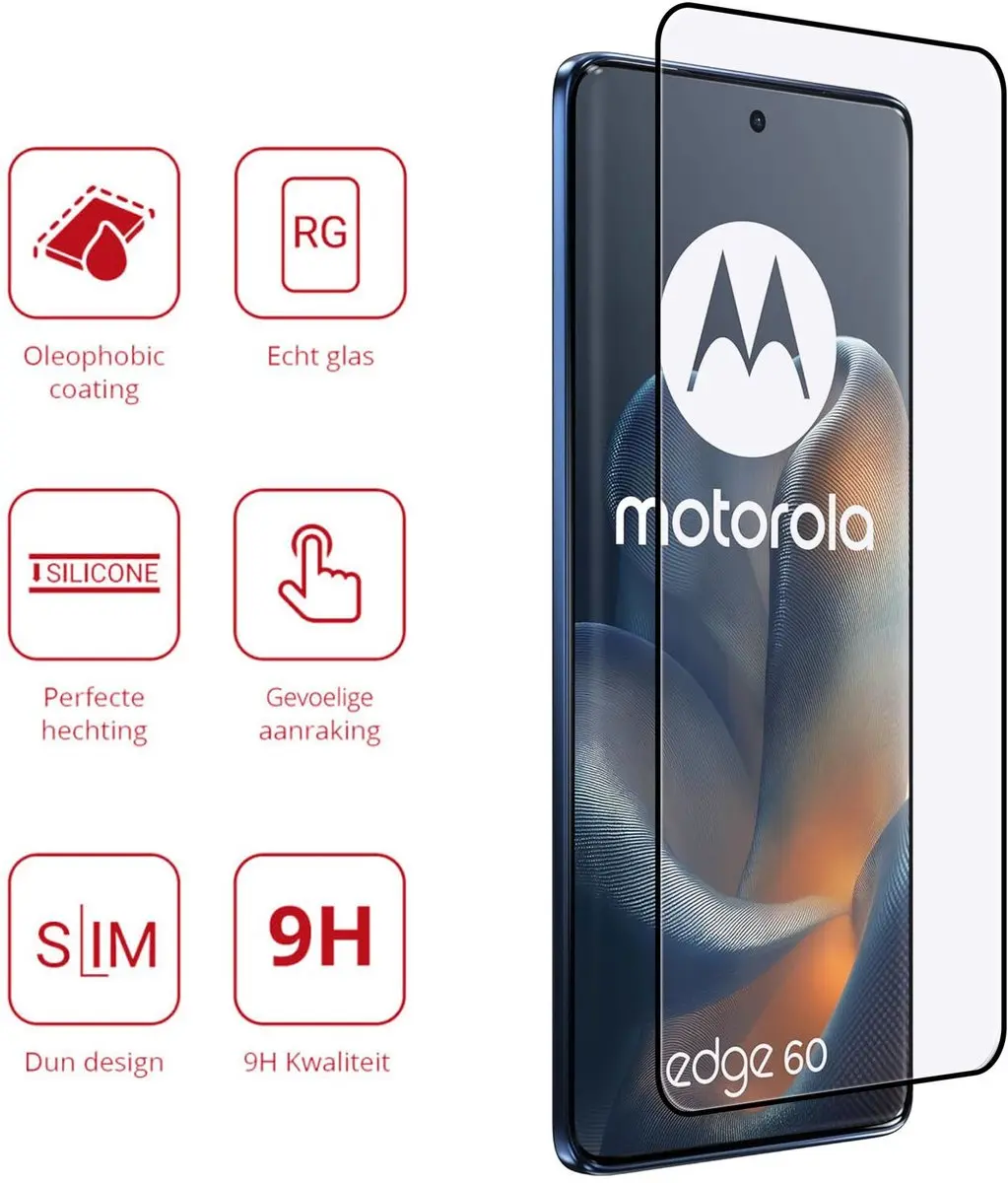Rosso Screen Protector Motorola Edge 60 - 9H Tempered Glass