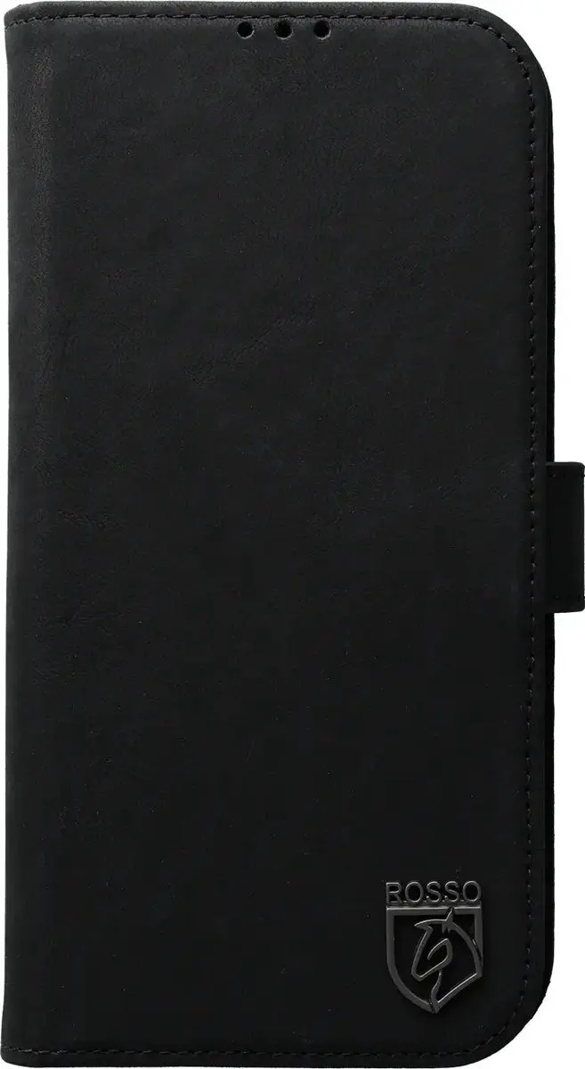 Rosso Elite 242715 Hoesje Samsung Galaxy S26 Ultra - MagSafe/Qi2 - Echt Leer Zwart - 3 Pasjes - afbeelding 6 van 6