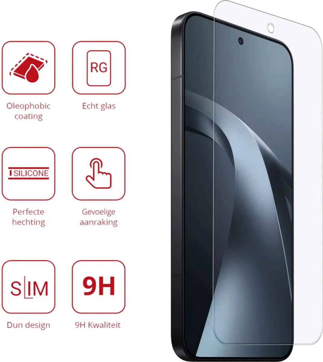 Rosso Screen Protector Xiaomi 17T Pro 9H - Glasplaatje