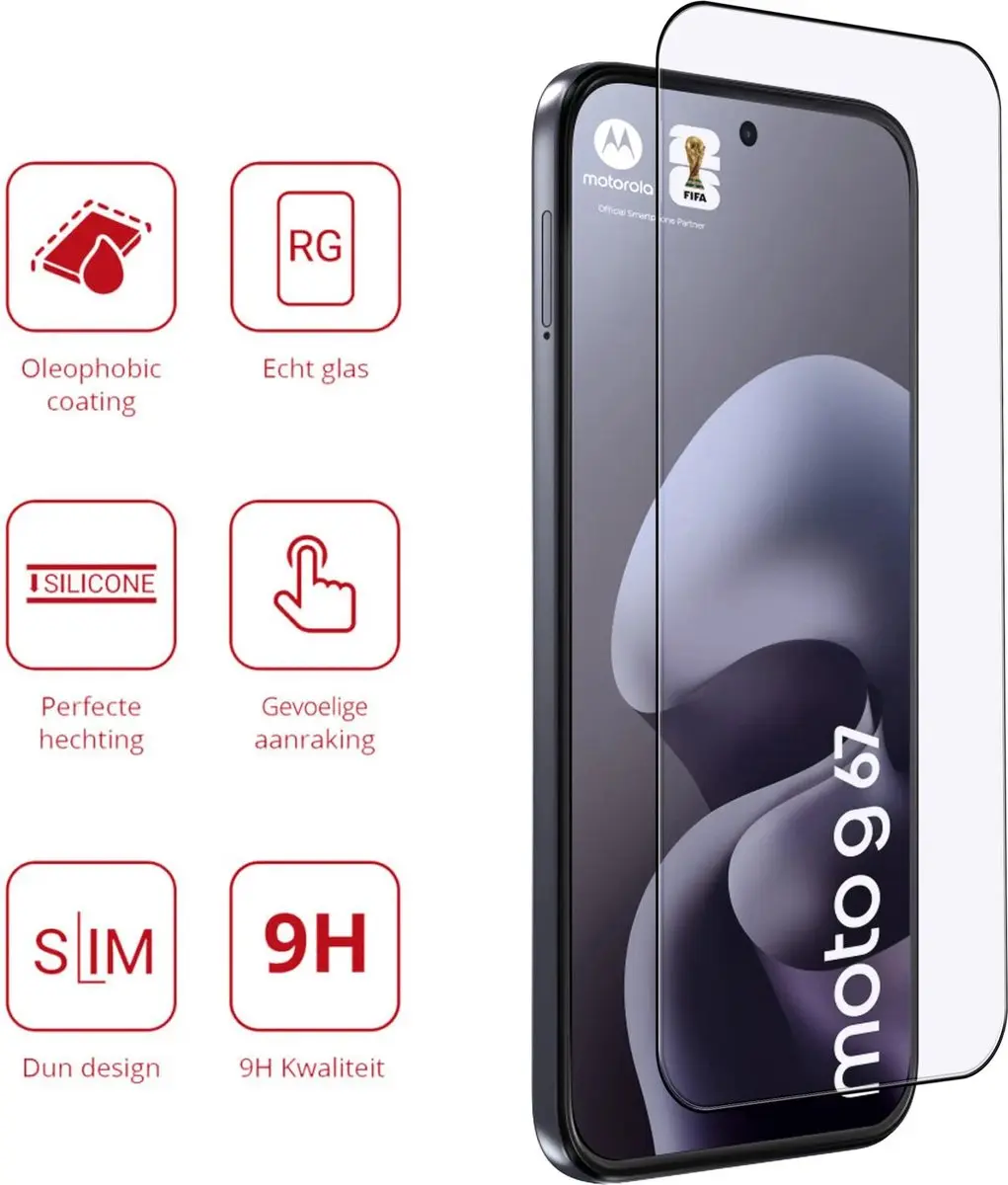 Rosso Screen Protector Motorola Moto G67 - 9H Tempered Glass