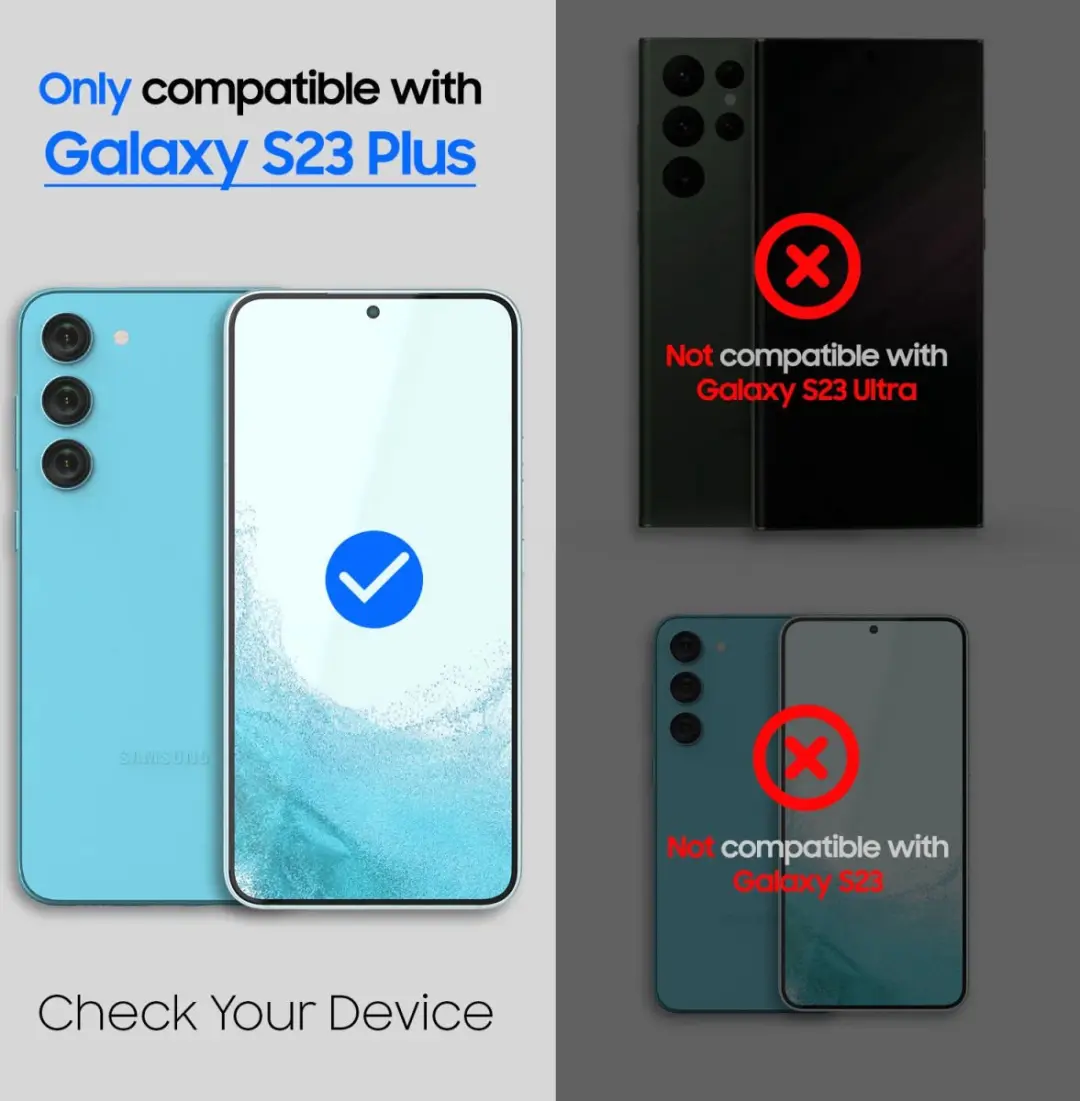 Whitestone Dome Glass Screenprotector Samsung Galaxy S23+ - 2 Stuks