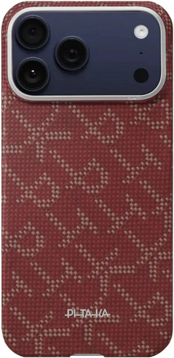 Pitaka Ultra Slim Hoesje iPhone 17 Pro KI1702PTK - MagSafe - Rood
