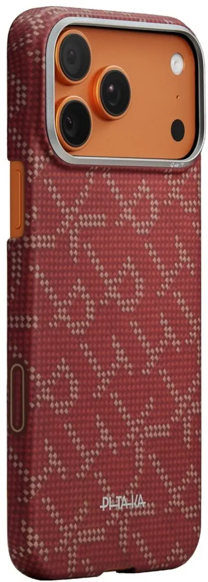 Pitaka Ultra Slim Hoesje iPhone 17 Pro KI1702PTK - MagSafe - Rood