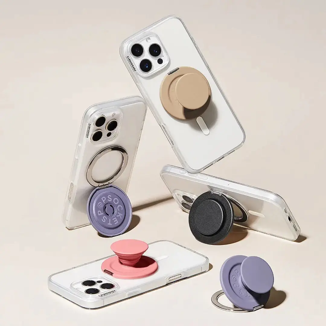 PopSockets PopGrip 805622 Magnetische Ring Kick-Out & Stand - Latte