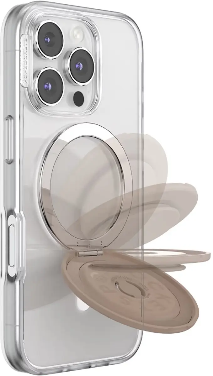 PopSockets PopGrip 805622 Magnetische Ring Kick-Out & Stand - Latte - afbeelding 6 van 6