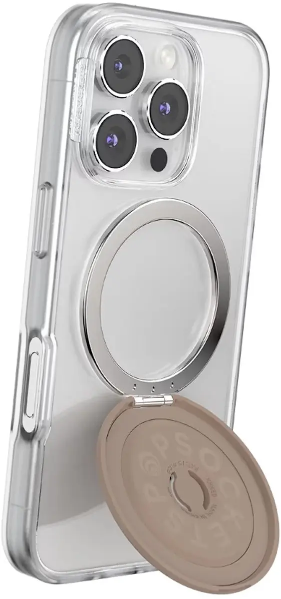 PopSockets PopGrip 805622 Magnetische Ring Kick-Out & Stand - Latte