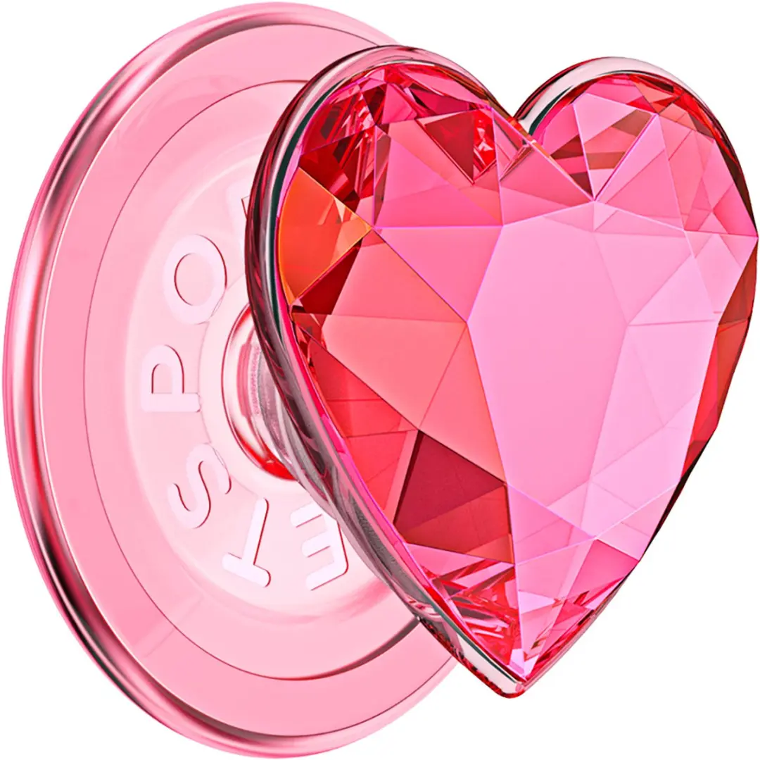 PopSockets, Smartphone PopGrip Premium MagSafe Standaard en Selfie Kristaleffect