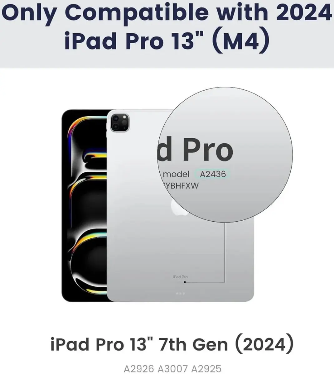 Pitaka MagEZ Folio FOL2404P Hoesje - iPad Pro 13" (M4-M5) - Zwart