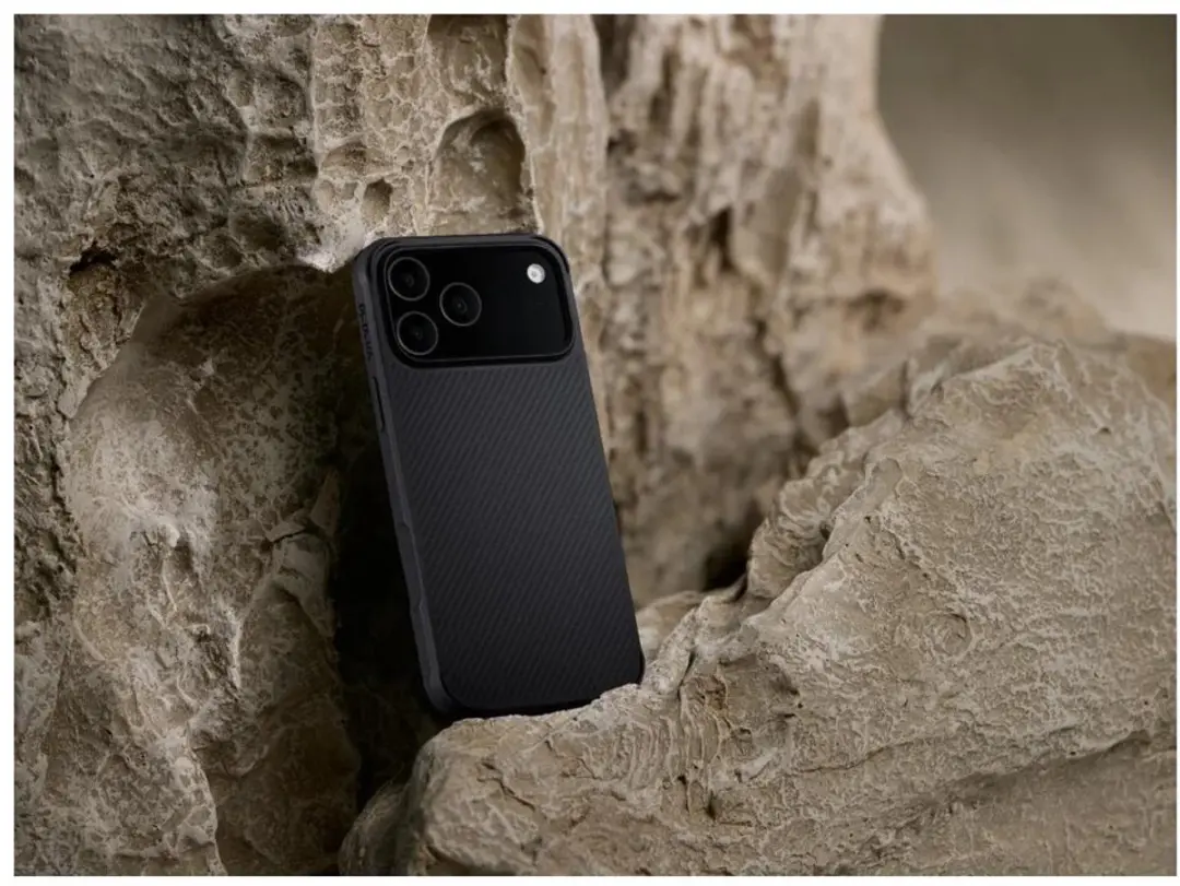 Pitaka ProGuard Hoesje iPhone 17 Pro KI1701MGP - MagSafe - Aramid Fiber - Zwart
