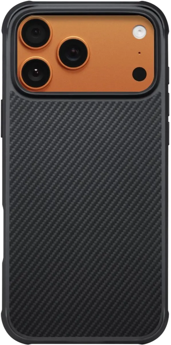 Pitaka ProGuard Hoesje iPhone 17 Pro KI1701MGP - MagSafe - Aramid Fiber - Zwart