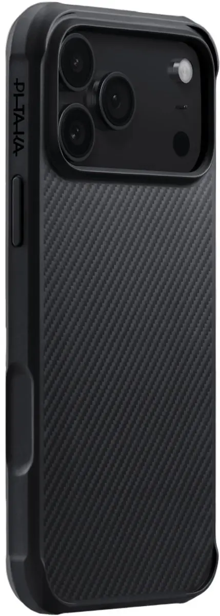Pitaka ProGuard Hoesje iPhone 17 Pro KI1701MGP - MagSafe - Aramid Fiber - Zwart
