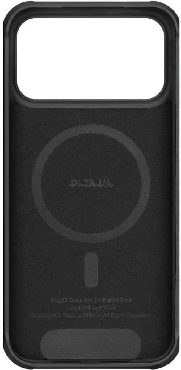 Pitaka ProGuard Hoesje iPhone 17 Pro KI1701MGP - MagSafe - Aramid Fiber - Zwart - afbeelding 6 van 6