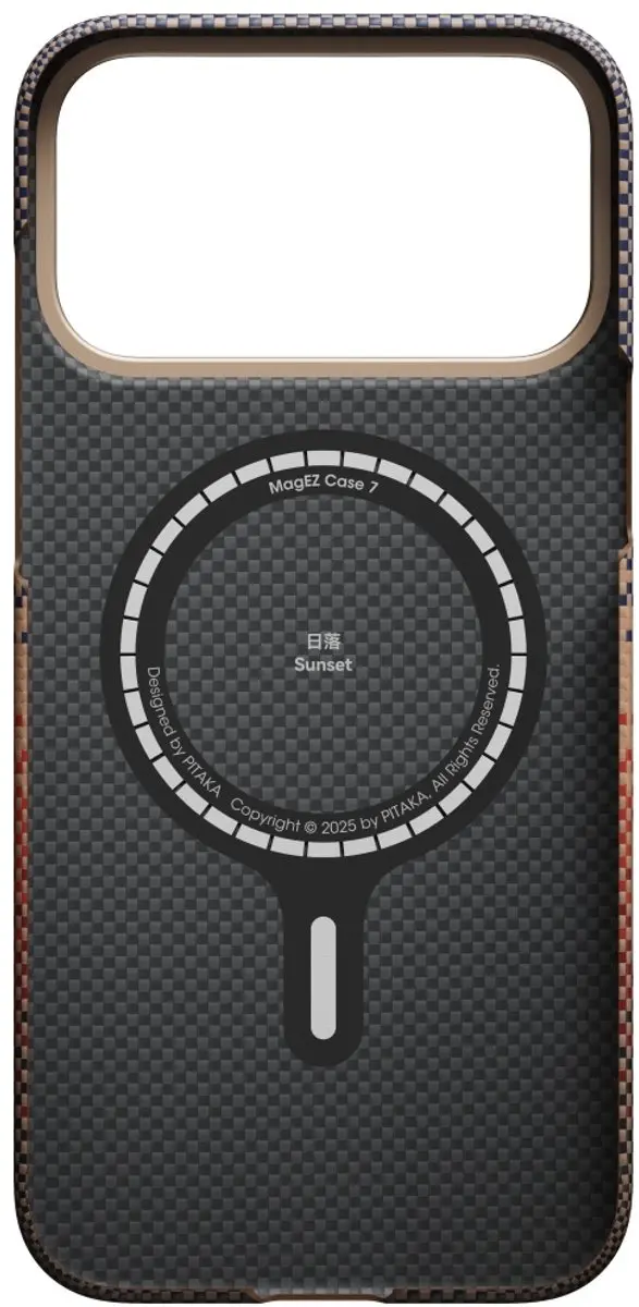 Pitaka Ultra Slim Hoesje iPhone 17 Pro KI1702SP - Oranje