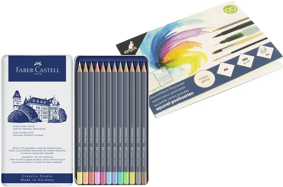 Faber-Castell Goldfaber Aquarelpotloden 12 Stuks