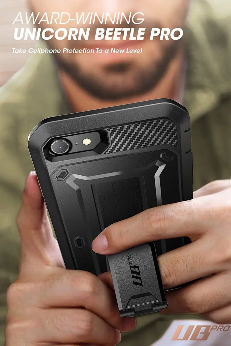 Supcase Unicorn Beetle Pro Hoesje iPhone SE 2020/2022 - 6952 - Zwart