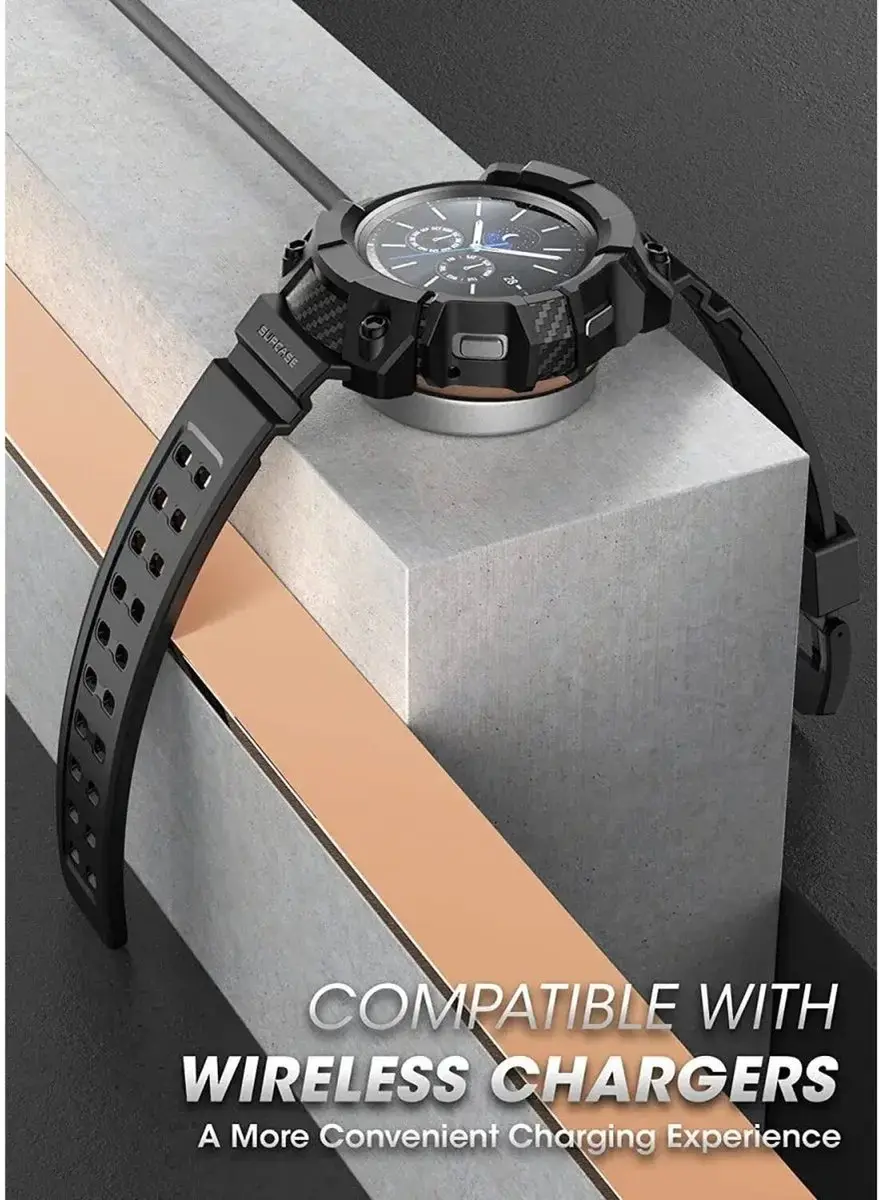 Supcase UB Pro Hoesje Samsung Galaxy Watch 4 46mm - Zwart