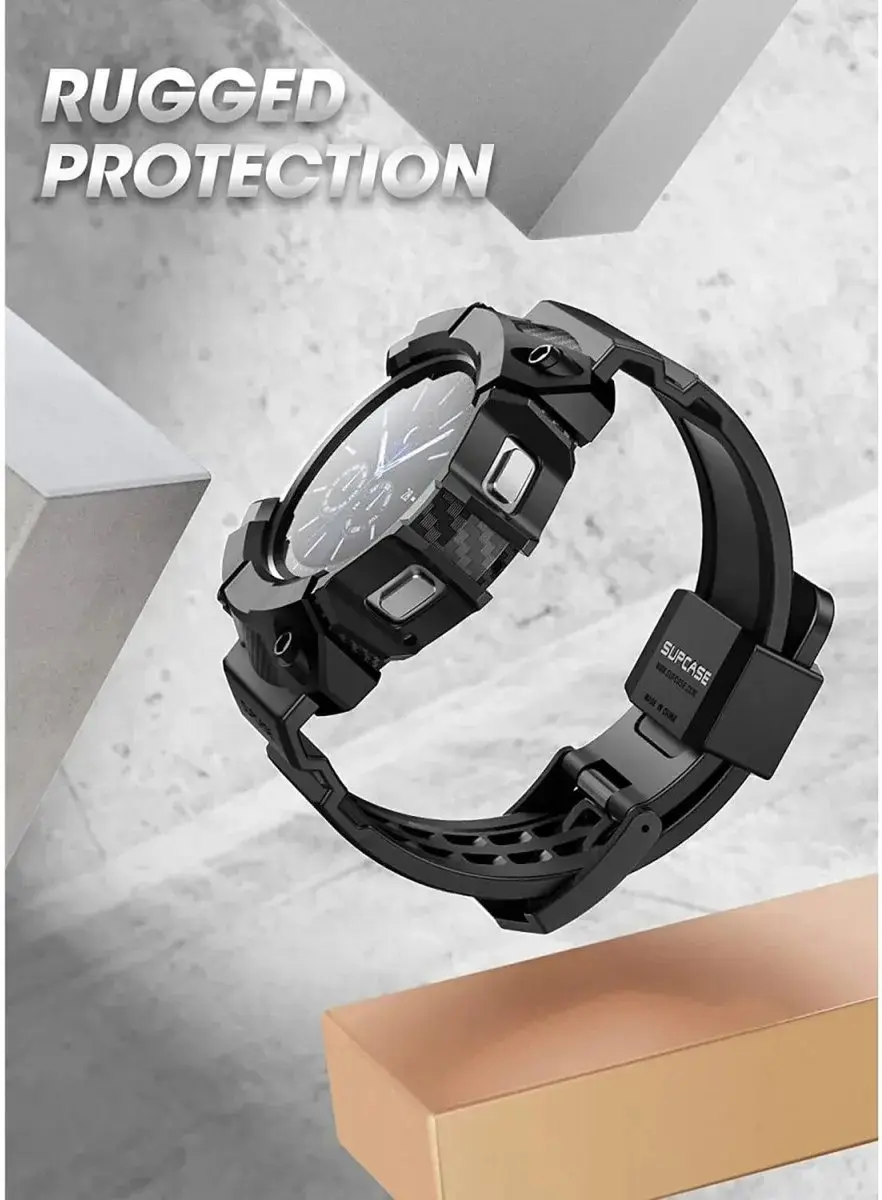 Supcase UB Pro Hoesje Samsung Galaxy Watch 4 46mm - Zwart