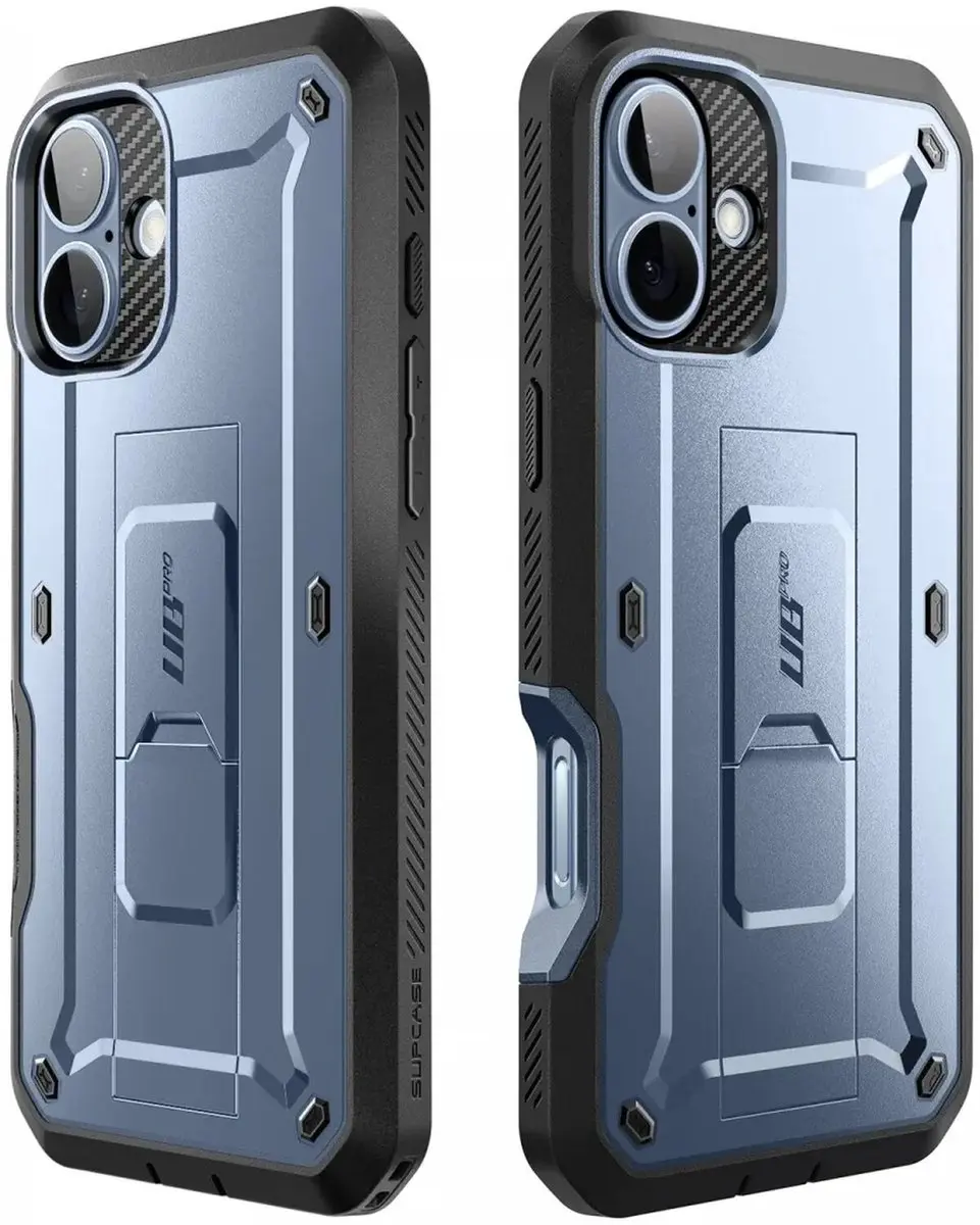 Supcase Unicorn Beetle Pro BACK-SPC-PRO-BL-16R iPhone 16 Hoesje - Blauw