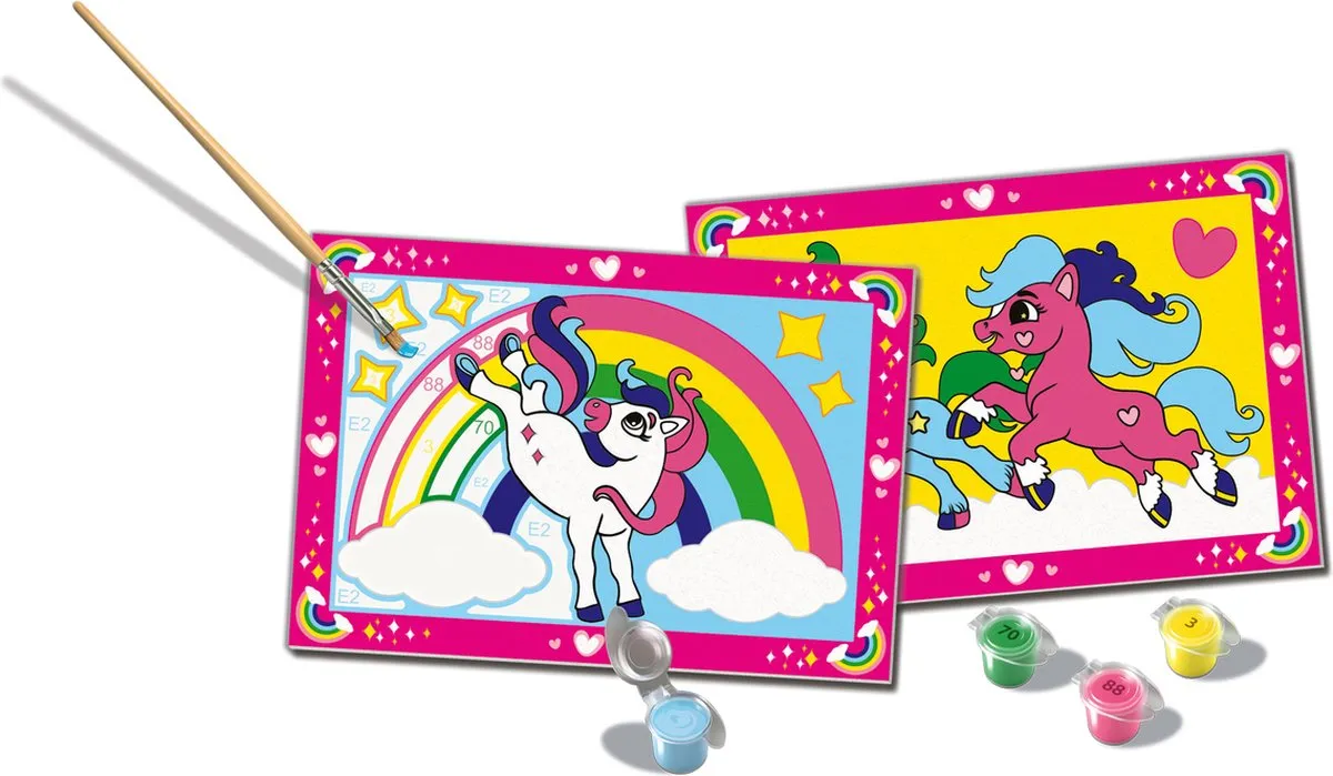 Ravensburger CreArt Junior Fairytale Ponies Schilderen op Nummer