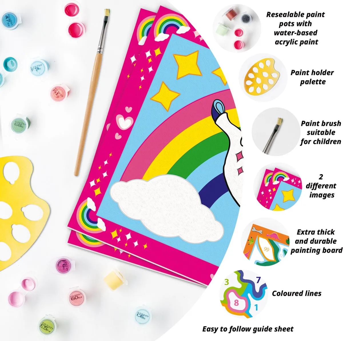 Ravensburger CreArt Junior Fairytale Ponies Schilderen op Nummer