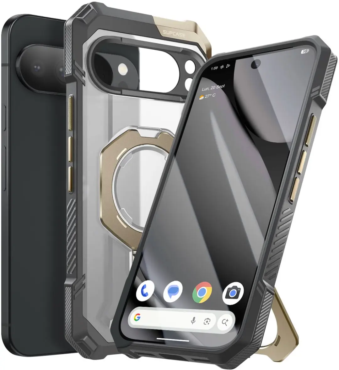 Supcase, Versterkte Hoes voor Pixel 10 Pro XL Unicorn Beetle Grip Serie met Stan