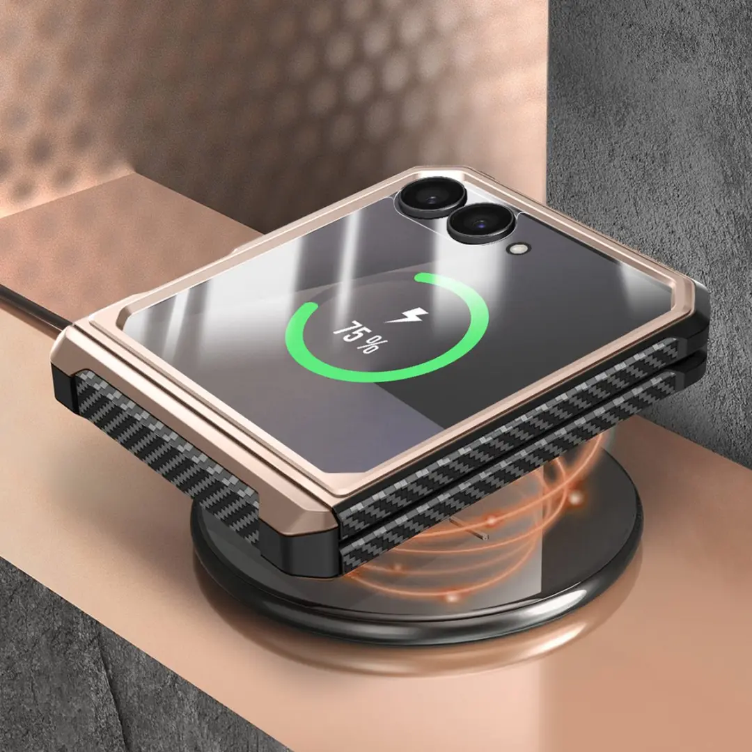 Supcase Unicorn Beetle Pro Hoesje Z Flip 7 - Goud