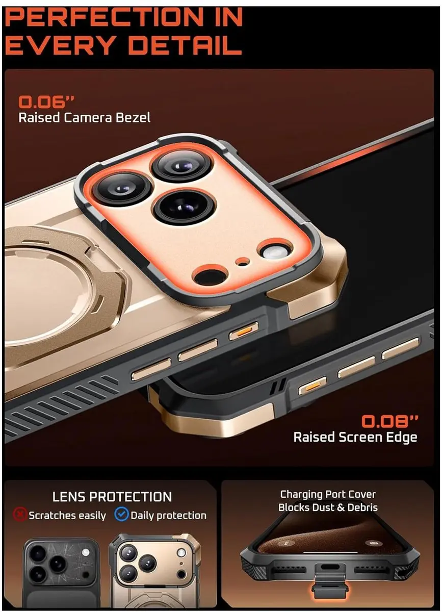 Supcase UB Grip Case iPhone 17 Pro - MagSafe - Zwart