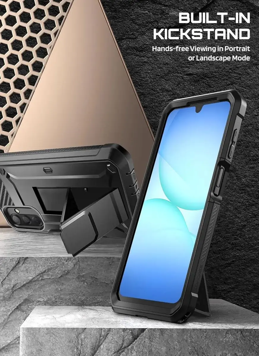 Supcase Unicorn Beetle Pro Hoesje Samsung Galaxy A17 - Zwart