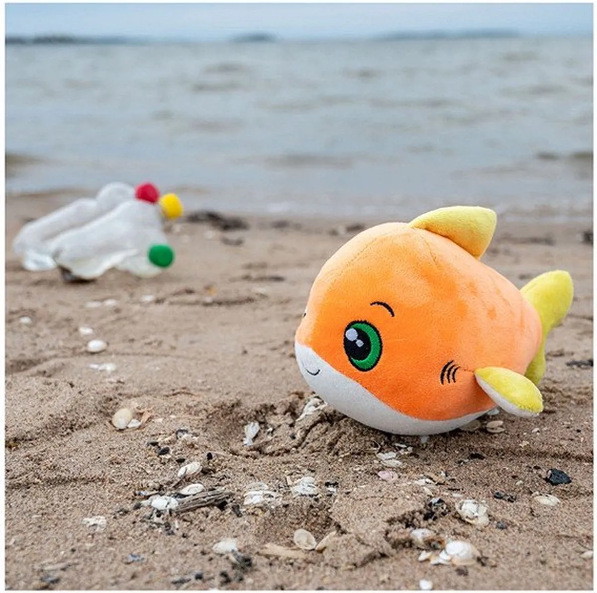 Tactic Save the Sea Vis Fisu Knuffel - Gerecycled Materiaal - Vis